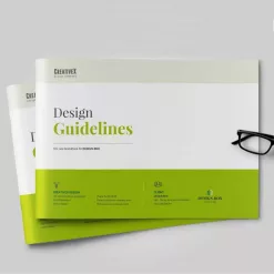 Catagloue A4 ngang bia 250gsm ruột 150gsm cán màng
