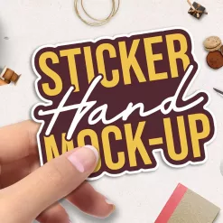 decal giấy hình dạnh đặc thù