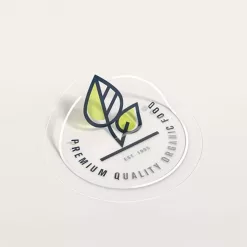 Decal PVC trong - dạng vuông - tròn - bo góc