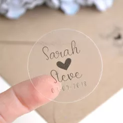 Decal PVC trong - Dạng chữ nhật - oval - bo góc